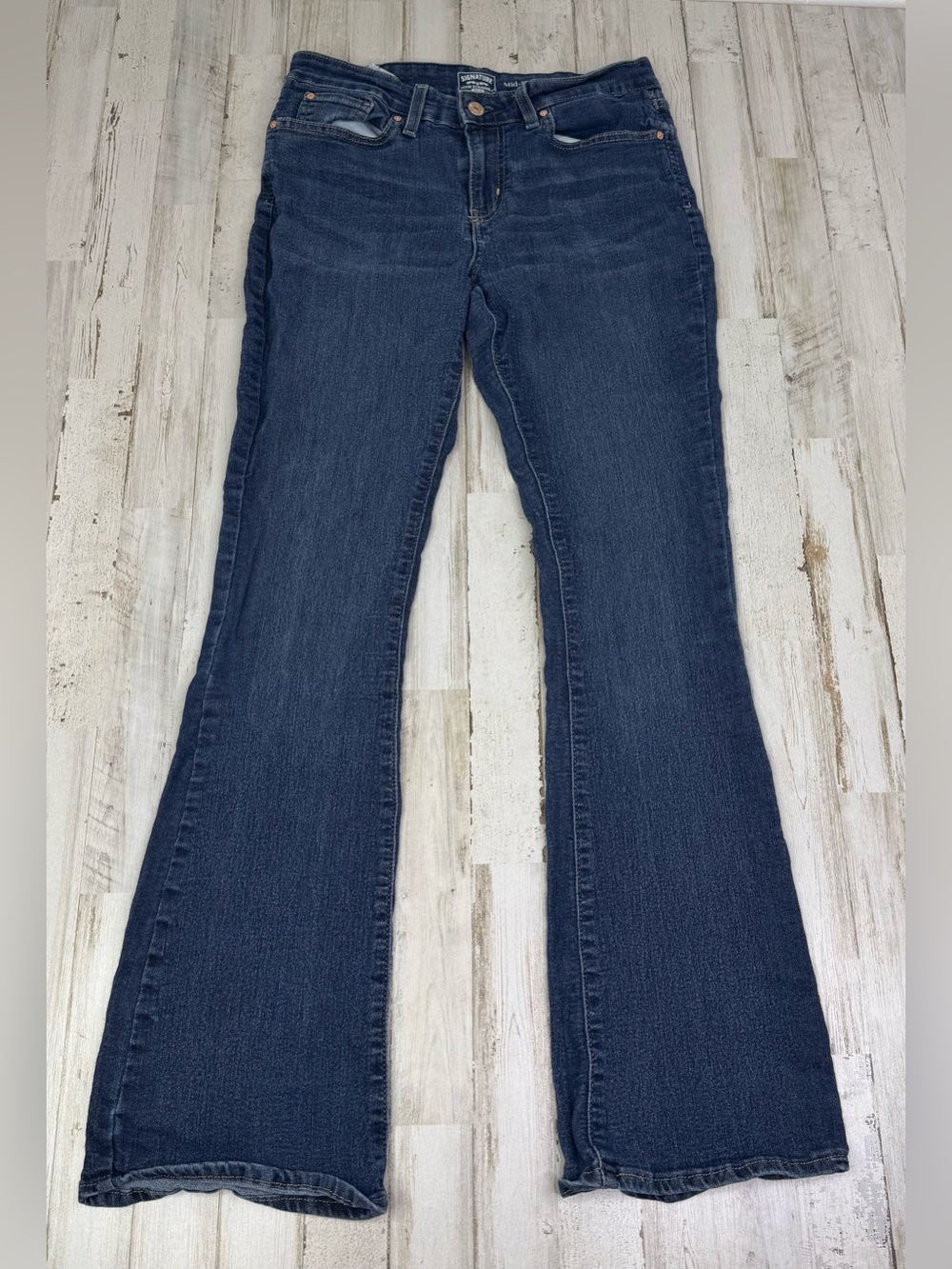 Levis Blue Jeans Womens 30x31 Blue Mid Rise Boot Cut Casual Denim